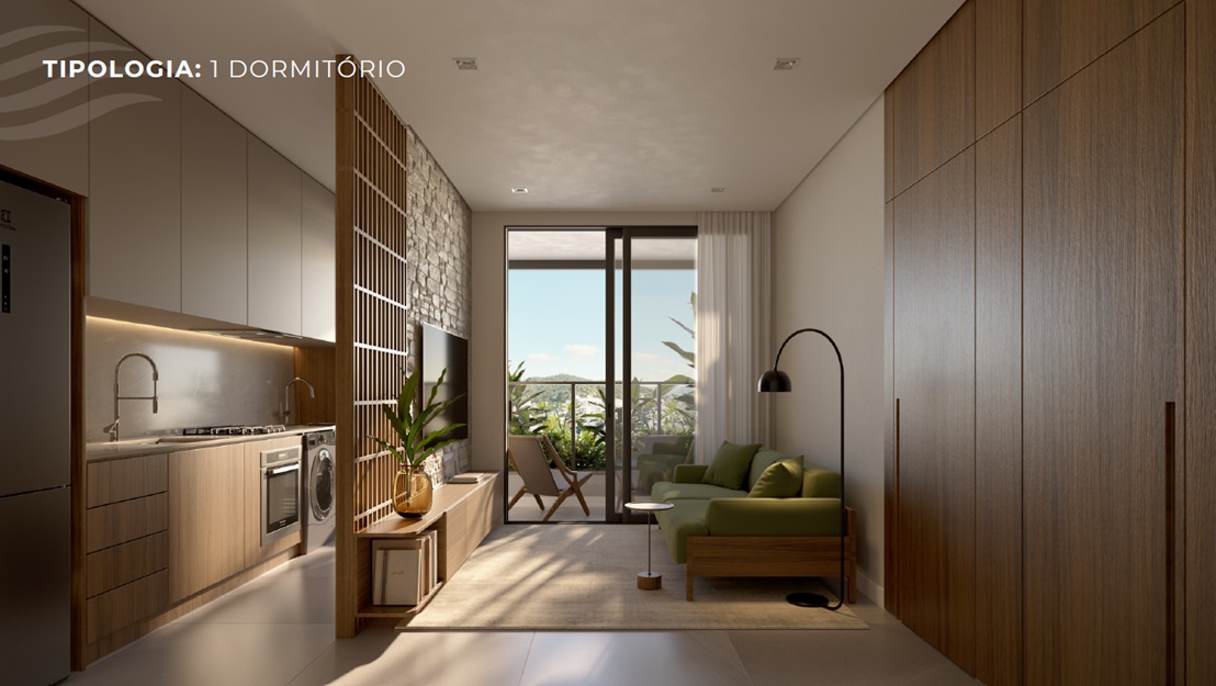 Imagem destaque do im&oacute;vel Apartamento 1 Dormit&oacute;rio no Terr&aacute; Jurer&ecirc; &ndash; Apto 407